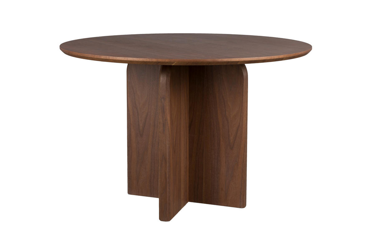 ESSTISCH Laurent - Braun - 120/120/75 cm - Braun, Holz (120/120/75cm)