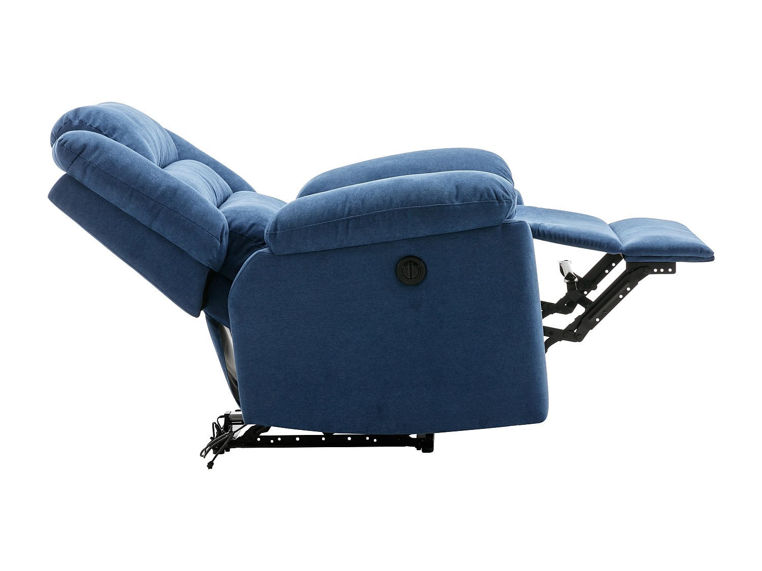 RELAXSESSEL - 1 Person-Sitzer - Stoff - Blau - - Blau, Textil (92/103/95cm) - Vente-Unique