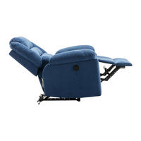 RELAXSESSEL - 1 Person-Sitzer - Stoff - Blau - - Blau, Textil (92/103/95cm) - Vente-Unique