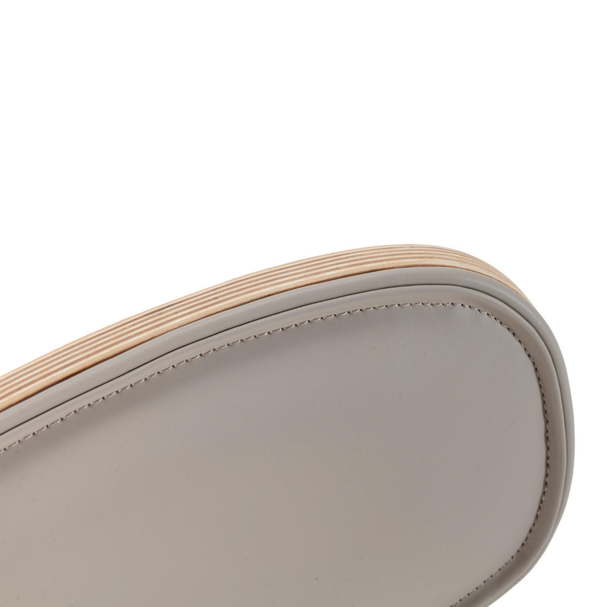 STÜHLE 2er-Set aus Kunstleder mit Metallbeinen 45,5/78/52 cm - Beige, Metall (45.5/78/15cm) - Calicosy