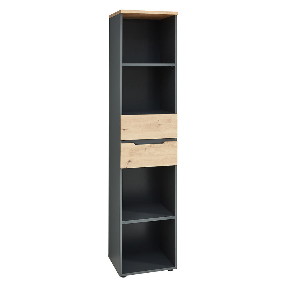 AKTENREGAL Manresa-36 - Braun, Holzwerkstoff (45/197/38cm) - Lomado