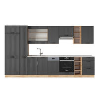 KUCHYŇSKÝ KOUT Fame-Line Tmavě šedá - tmavě šedá, kompozitní dřevo (355/81.6/60cm) - Vicco