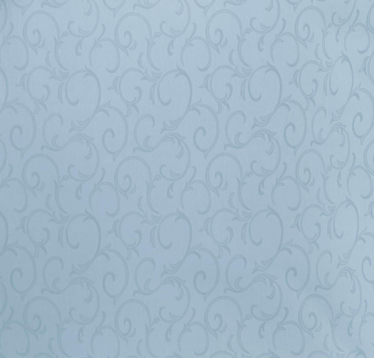 DAMAST-BETTWÄSCHE 155x220 Mako Brokat Bettbezug Ornamente Muster Blau - Made in Germany - Hellblau, Textil (155/220cm) - Carpe Sonno