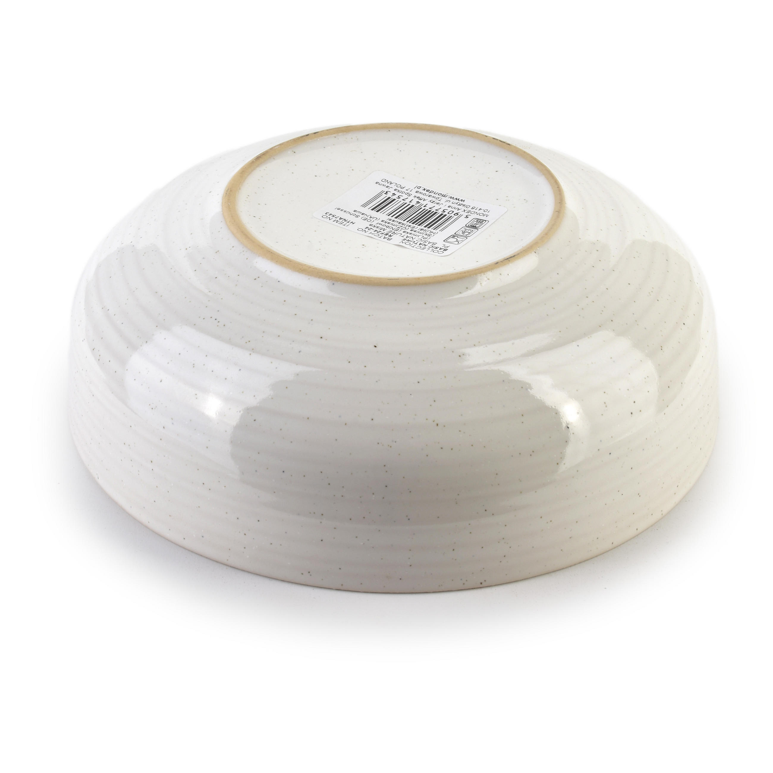 SCHALE Basic Nature Weiß 16.5/16.5/6 cm Keramik - Weiß, Keramik (16.5cm) - Mondex