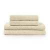 BADETUCH 4-teilig, 2x Badetuch 70/140 + 2x Handtuch 50/100 cm, Sandfarben - Sandfarben, Textil (70/140cm) - Blumtal