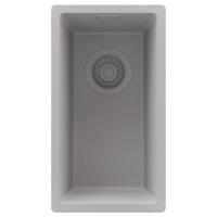 SPÜLBECKEN London Slim, 2-er set Grau 26/47 cm 1 Becken + Ablauf-Set ab 30er Unterschrank - Grau, Kunststoff (26/20/47cm) - Primagran