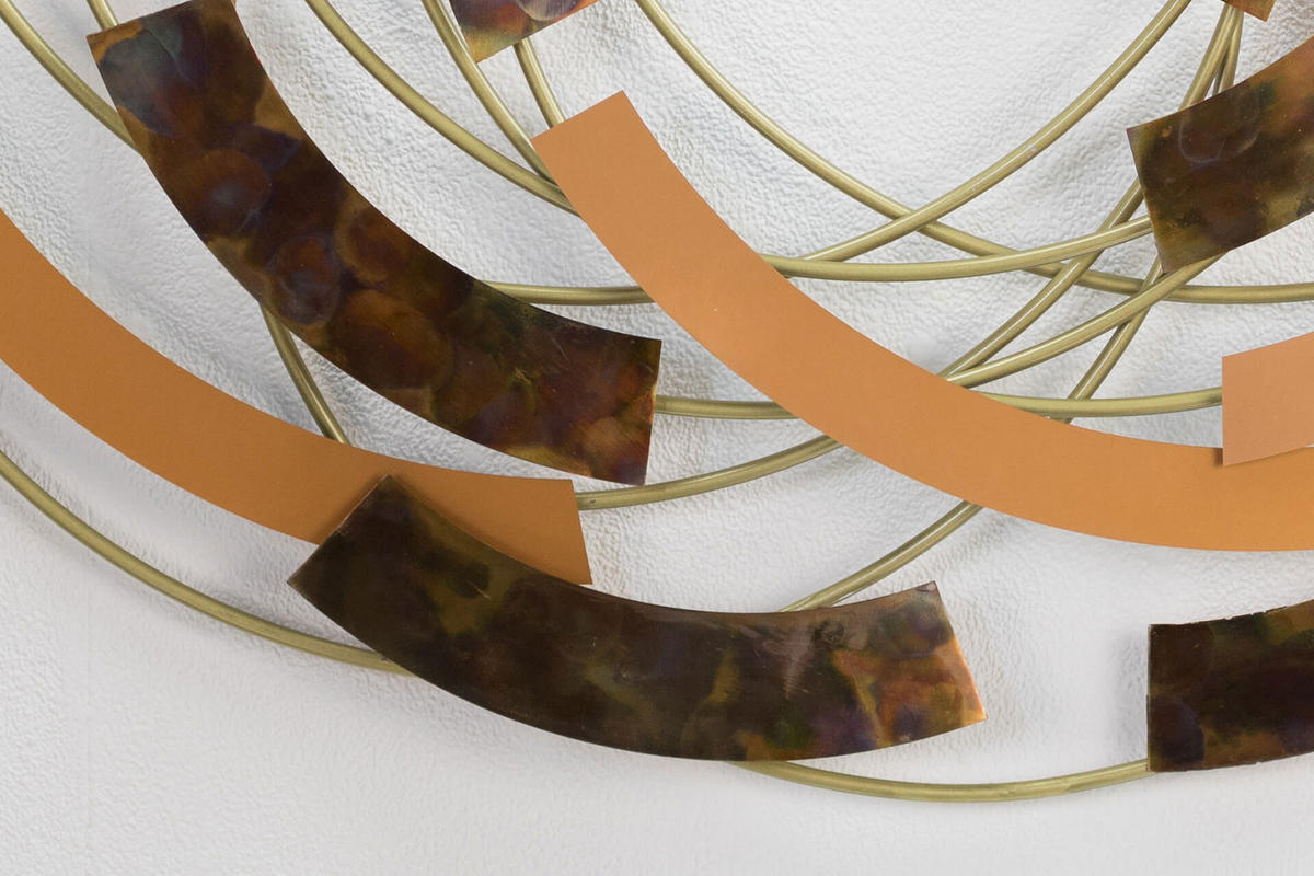 WANDDEKO Kupfer 99/92 cm - Kupferfarben, Metall (7.13/92/8cm) - KUNSTLOFT