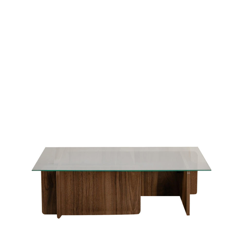 Drawer Couchtisch Nussbaum 65x30x105 cm