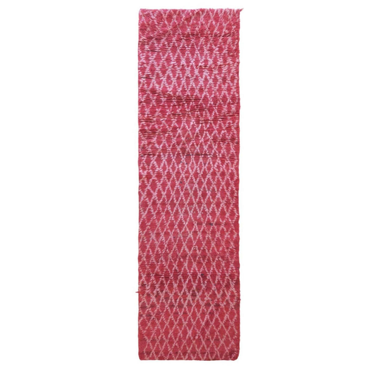 BERBERTEPPICH aus reiner Wolle 82x 287 cm - Pink, Naturmaterialien (82/287cm) - AFK Living