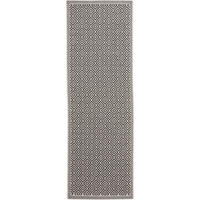 OUTDOORLÄUFER Cleo Weiß/Schwarz 80x240 cm - Weiß, Textil (80/240cm) - benuta Nest