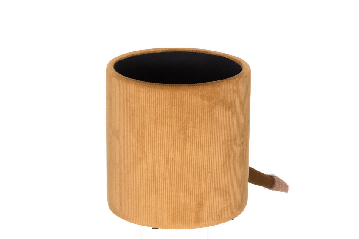 HOCKER mit Stauraum Kinderzimmer Ø 32 cm - Multicolor, Textil (32/42/32cm)