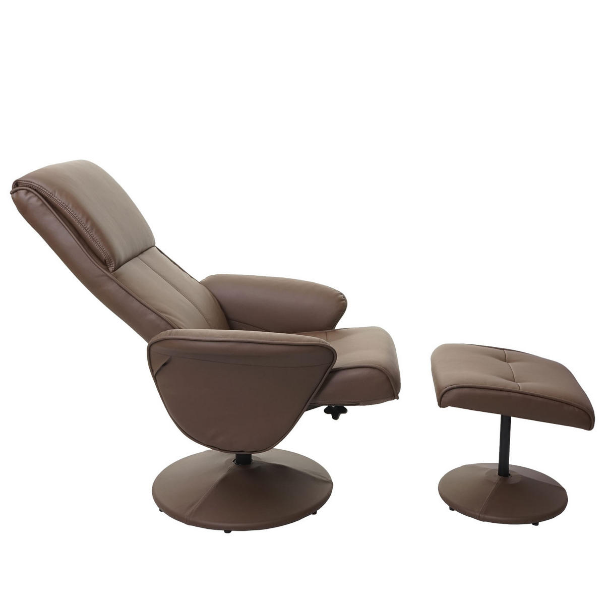 RELAXSESSEL taupe - Taupe, Textil (75/114/125cm) - MCW