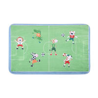 KINDERMATTE Maracana 75/45/0,5 cm - Grün, Textil (45/75cm) - STOF