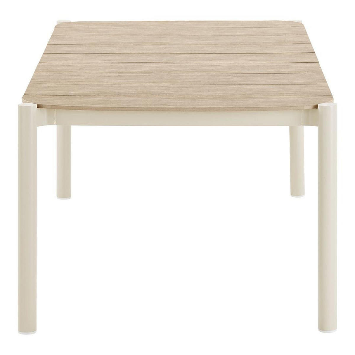 GARTENTISCH, Bella, Sandfarben, Metall, 200 x 100 x 74 cm - Sandfarben, Metall (100/200/74cm) - ebuy24