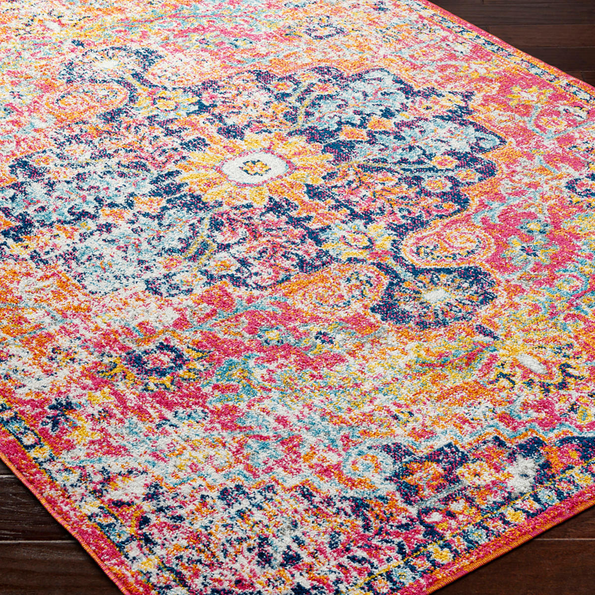 VINTAGE-TEPPICH 120x170 cm Orange - Orange, Textil (120/170cm)