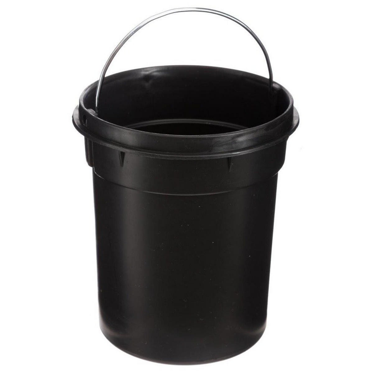 MÜLLEIMER mit einem Bambusdeckel - weiß 3 l 17/17/25,5 cm - Weiß, Metall (17/25.5/17cm) - 5five Simply Smart