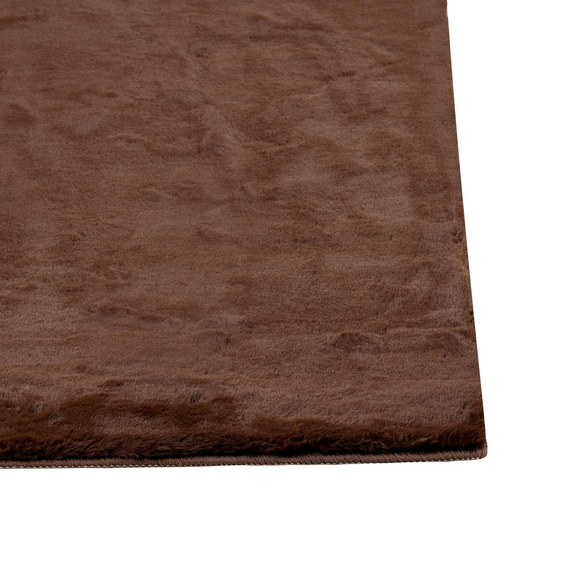SHAGGY-KUNSTFELLTEPPICH Mirpur 150/80 cm - Braun, Kunststoff (80/150cm) - Beliani