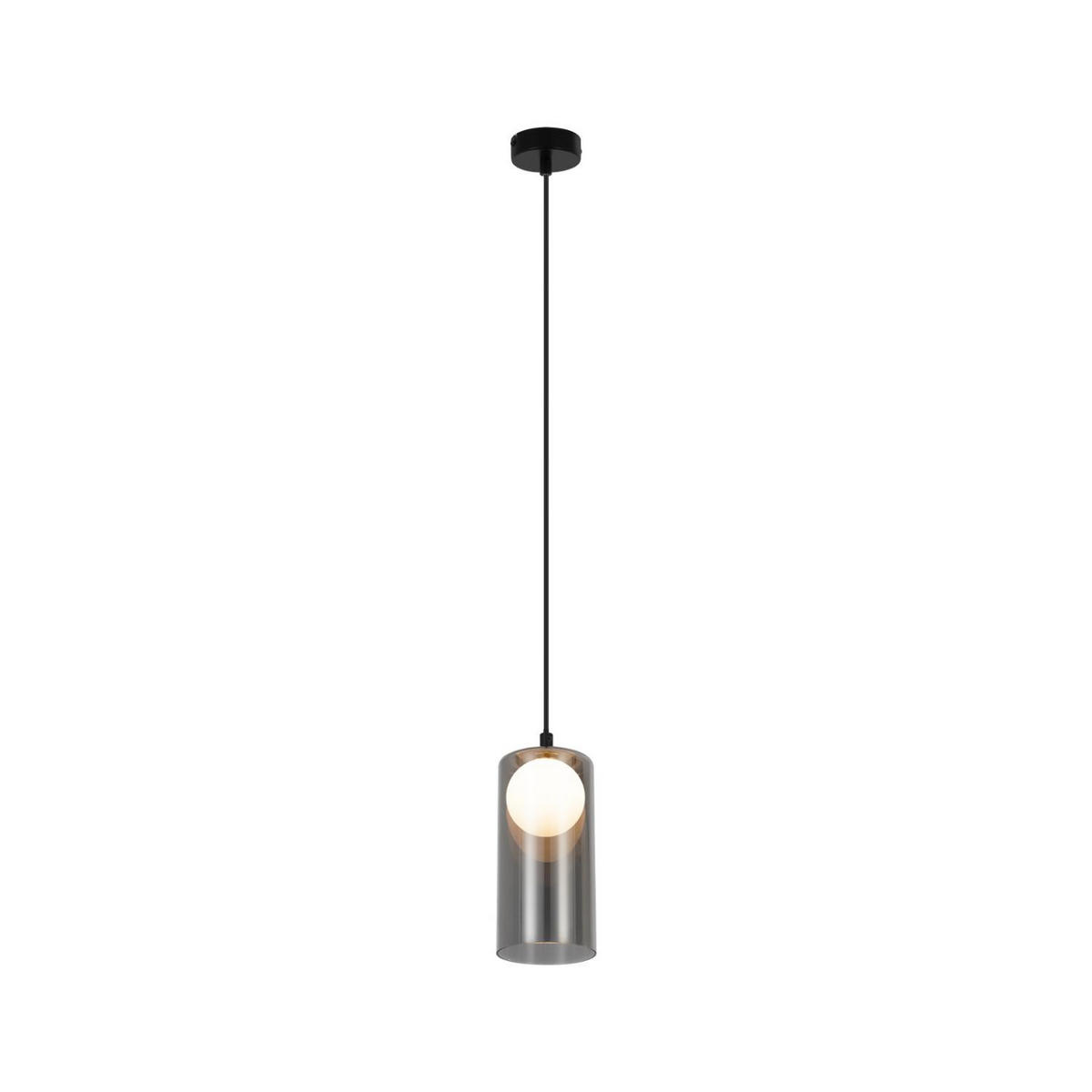 HÄNGELEUCHTE Nolag 10/10/145.5 cm - Schwarz, Metall (145.5/10/10cm) - ZMH