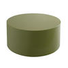 COUCHTISCH, Olivgrün - Grün, Holzwerkstoff (80/80/40cm) - Oviala