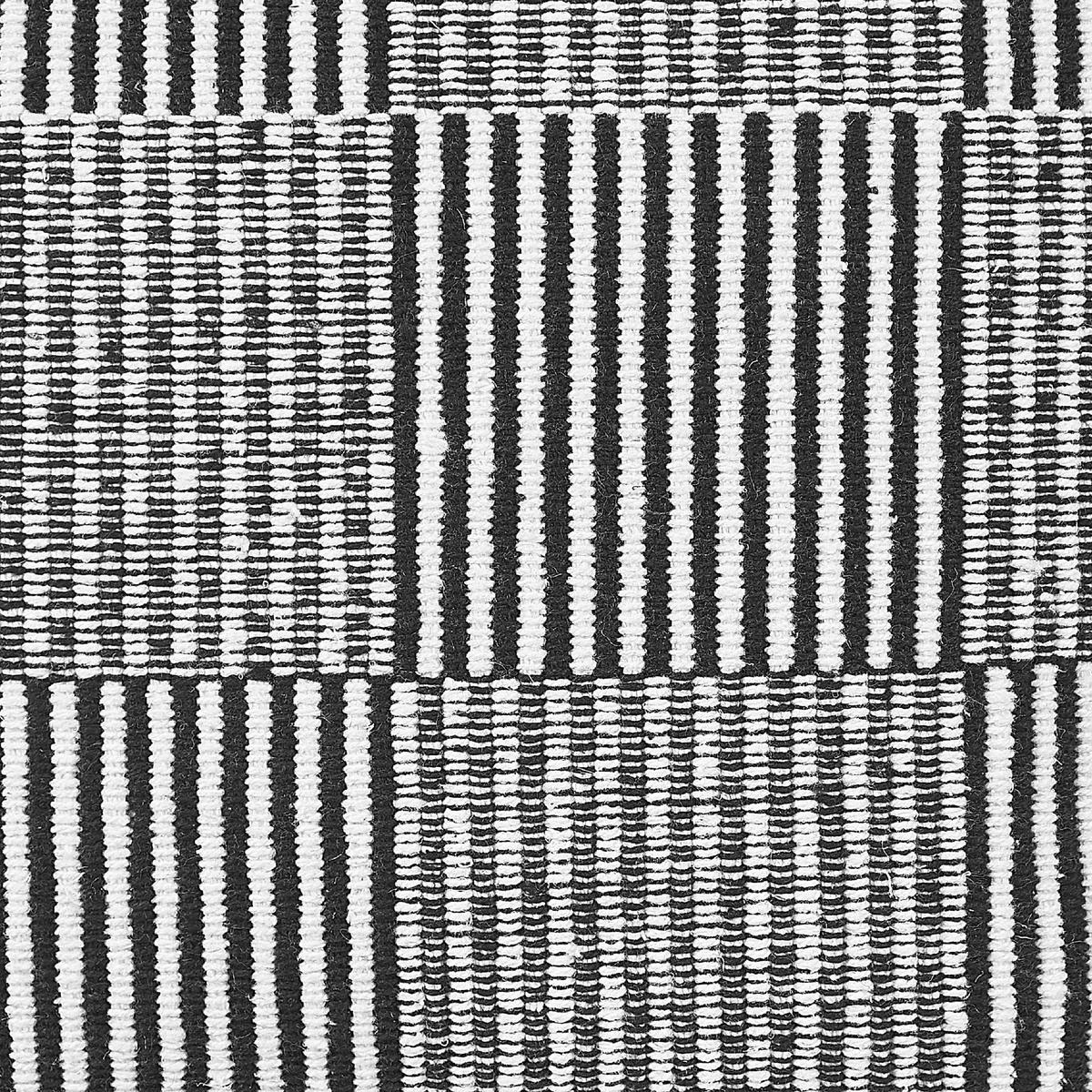 POUF Pandran 40/40/40 cm - Schwarz, Naturmaterialen/Textil (40/40/40cm) - Beliani