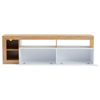TV-SCHRANK 184/42/58 cm Weiß mit LED-Kontrollleuchte - Weiß, Holzwerkstoff (184/58/42cm) - Oxeza