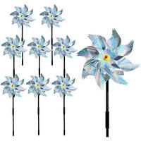 WINDRAD Vogelabwehr 8-teiliges Set 54 cm - Multicolor, Kunststoff (24/24/45cm)
