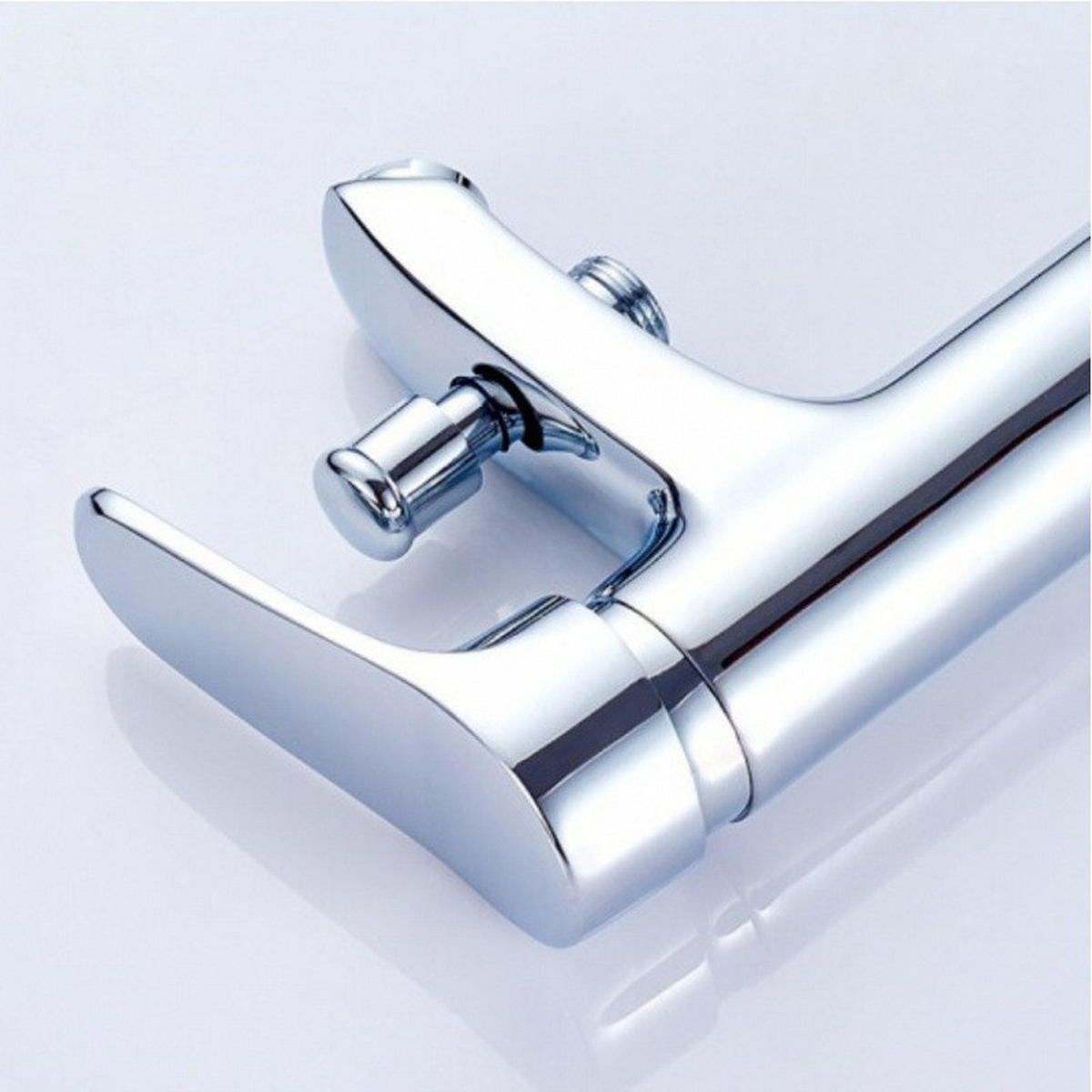 WASCHTISCHARMATUR, 165 x 115 mm, silber - Silberfarben, Metall (24/7/16cm) - Vallsero