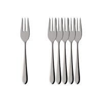 KUCHENGABEL Oscar edelstahl 15,8 cm 6er Set - Silberfarben, Metall - Villeroy & Boch