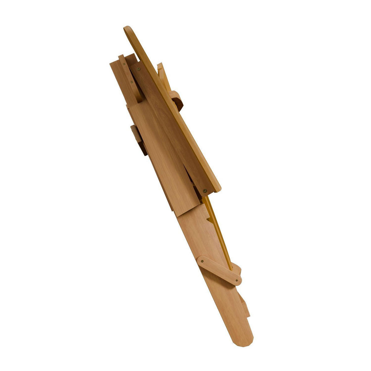 LIEGESTUHL Korfu Akazie klappbar - Naturfarben, Holz (69/94/85cm) - Juskys