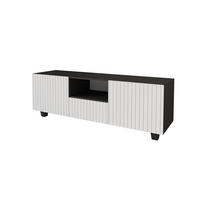 LOWBOARD KITO-S 140x50x41 cm - Schwarz / Weiß - Schwarz/Weiß, Holzwerkstoff (140/50/41cm) - ALTDECOR