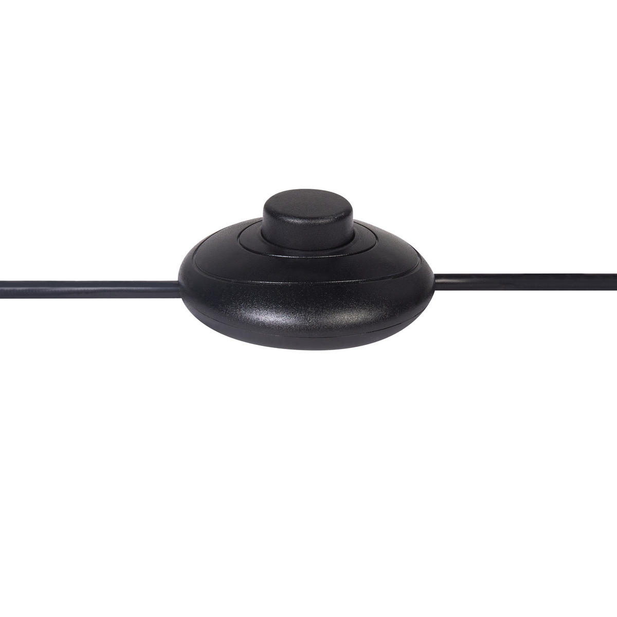 LED-STEHLAMPE Schwarz Comalie - Schwarz, Metall (48/88/205cm) - Beliani
