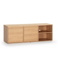 TV-ELEMENT Tori 2 Türen, Eichenfarbe - Honigeiche, Holzwerkstoff (130/46/40cm) - VS Venta-stock