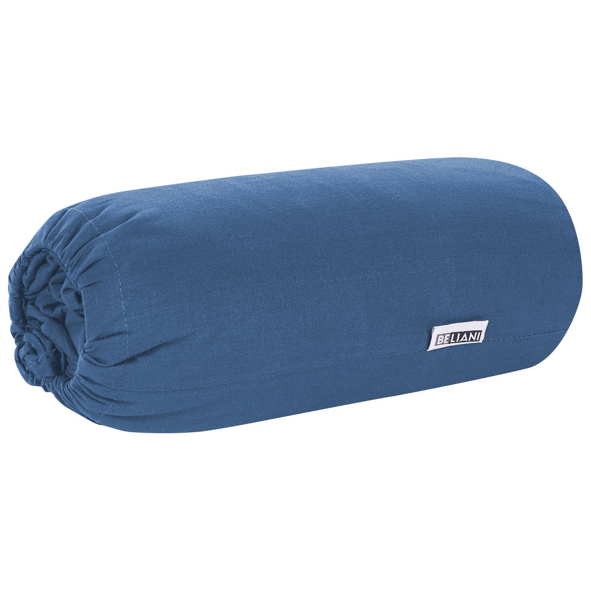 SPANNBETTLAKEN 160/200 cm Baumwolle Marineblau Janbu - Hellblau, Textil (160/200cm) - Beliani