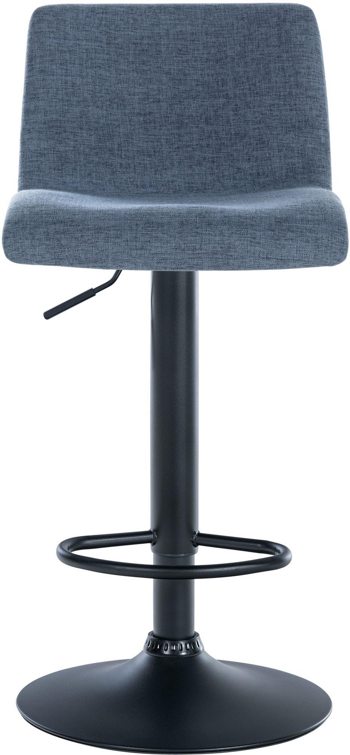 BARHOCKER Branford 84-104x39x36 cm blau - Blau, Metall (39/84/36cm) - furnicato