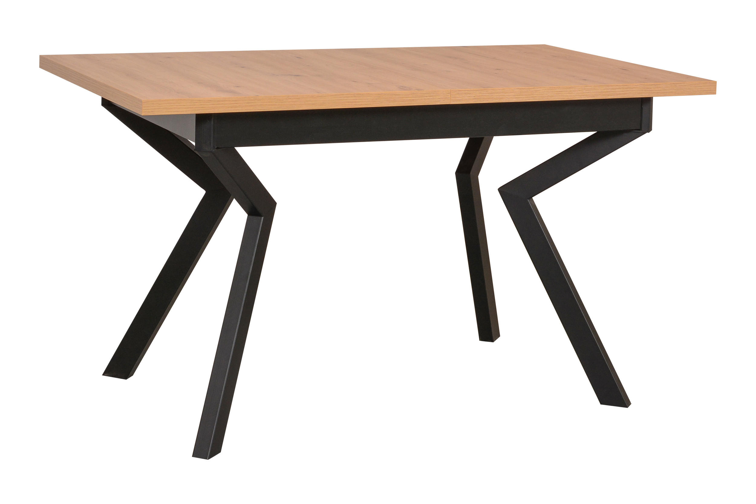 ESSTISCH Ikon 4, 140-180/80 cm, artisan - Eiche Artisan, Holz (80/140/78cm) - Leaf Design