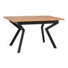 ESSTISCH Ikon 4, 140-180/80 cm, artisan - Eiche Artisan, Holz (80/140/78cm) - Leaf Design