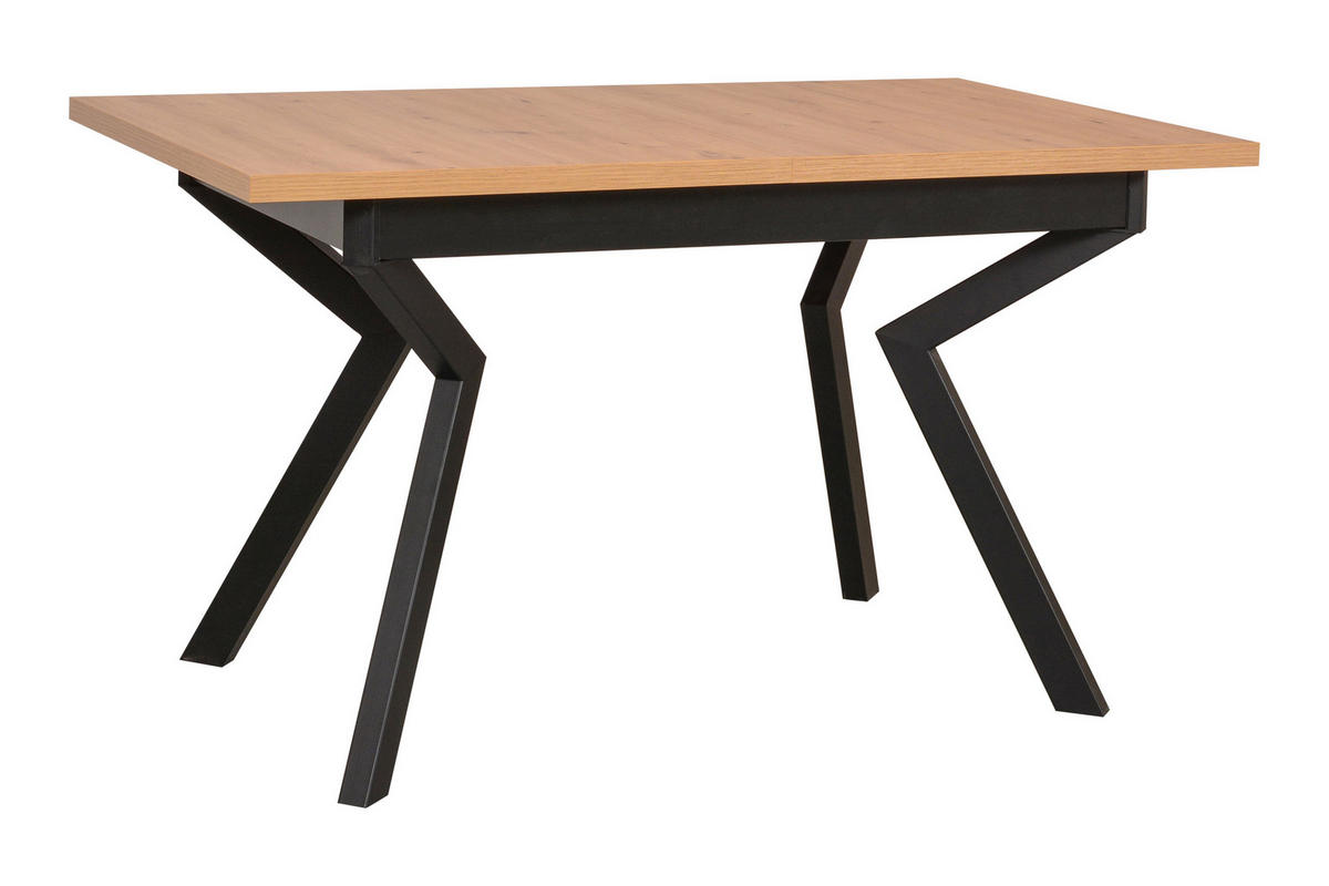 ESSTISCH Ikon 4, 140-180/80 cm, artisan - Eiche Artisan, Holz (80/140/78cm) - Leaf Design