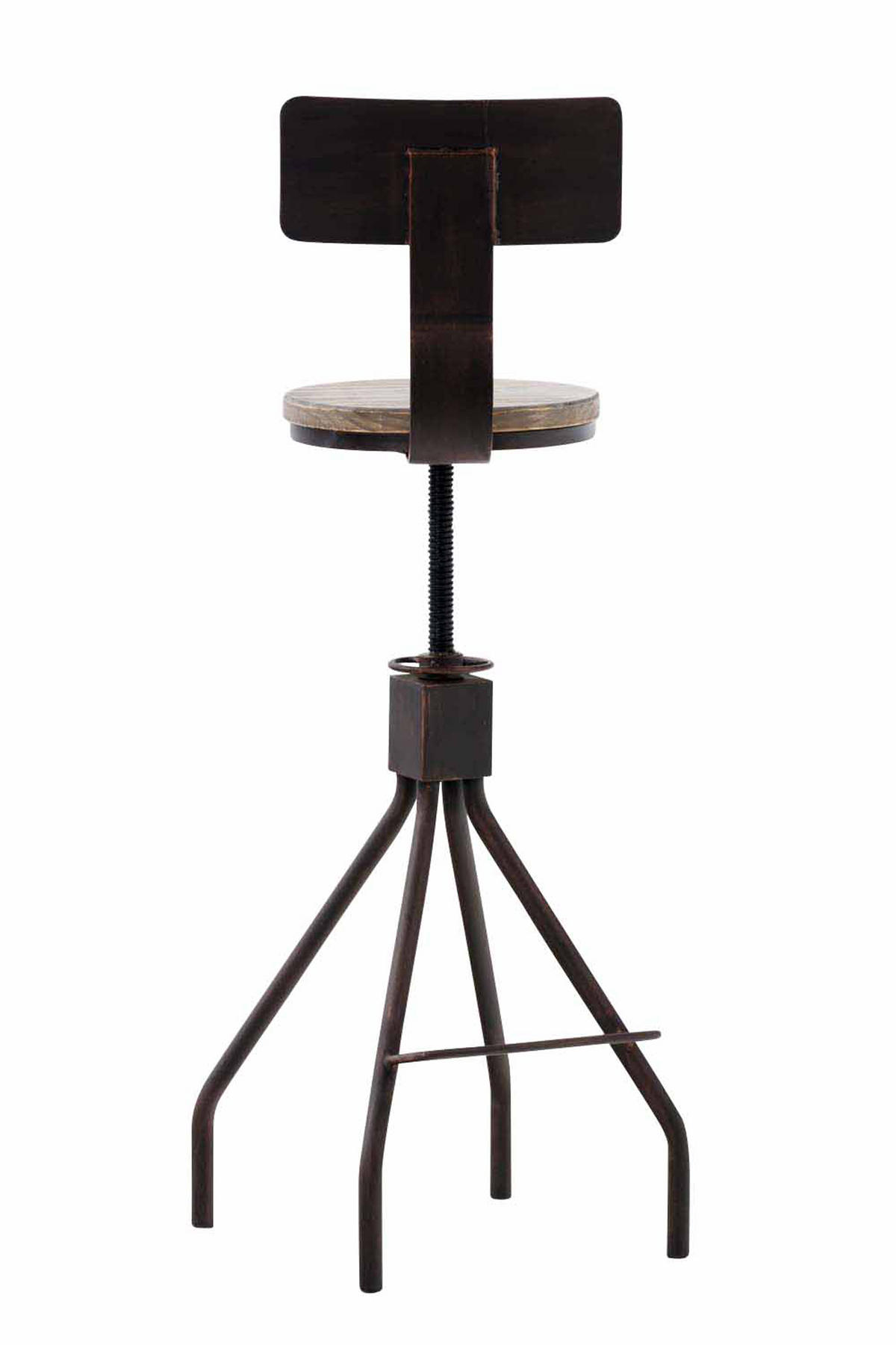 BARHOCKER 2er Set Elcom bronze - Bronzefarben, Textil/Metall (45/108/45cm) - TPFLiving