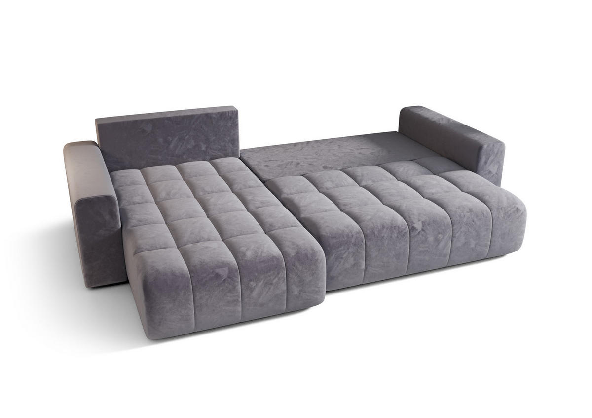 ECKSOFA mit Schlaffunktion MILO L Monolith 02 Links - Beige, Textil (280/175cm) - Bedante