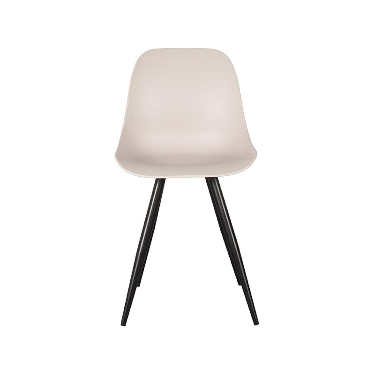 ESSZIMMERSTUHL Monza Beige 54/46/88 cm 2er-Set - Beige, Kunststoff (46/88/54cm) - LABEL51