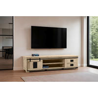 LOWBOARD LIBRO - Beige, Holz (200/50/55cm) - SAM