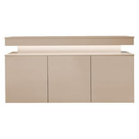 KOMMODE Glossa Bis 3D 160 - Sandfarben, Holzwerkstoff/Kunststoff (160/83/39cm) - MIRJAN24