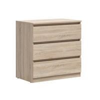KOMMODE Edwin Hellholz - Braun, Holzwerkstoff (75/75/45cm) - Petits-meubles