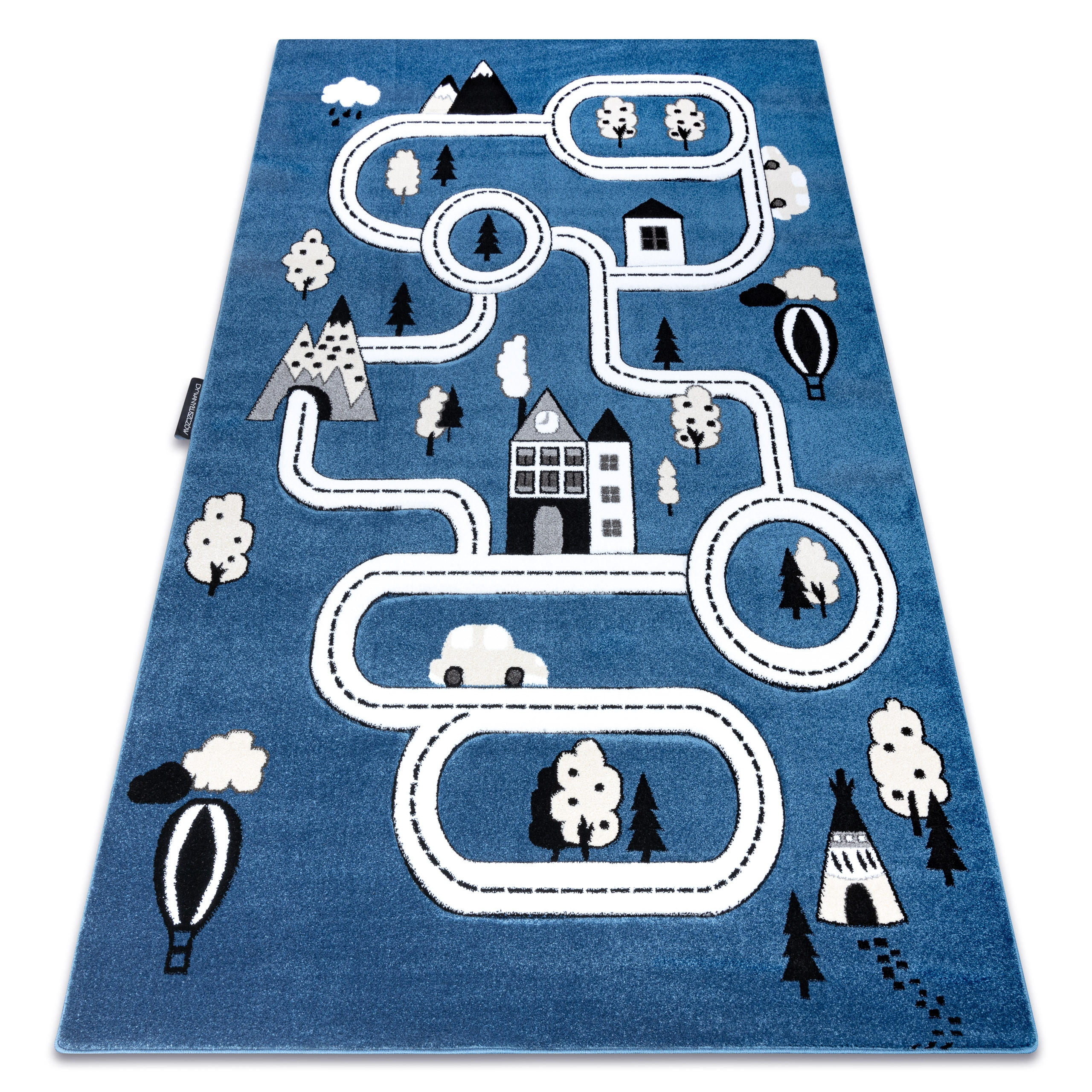 TEPPICH Petit 140/190 cm - Blau, Textil (140/190cm) - rugsX