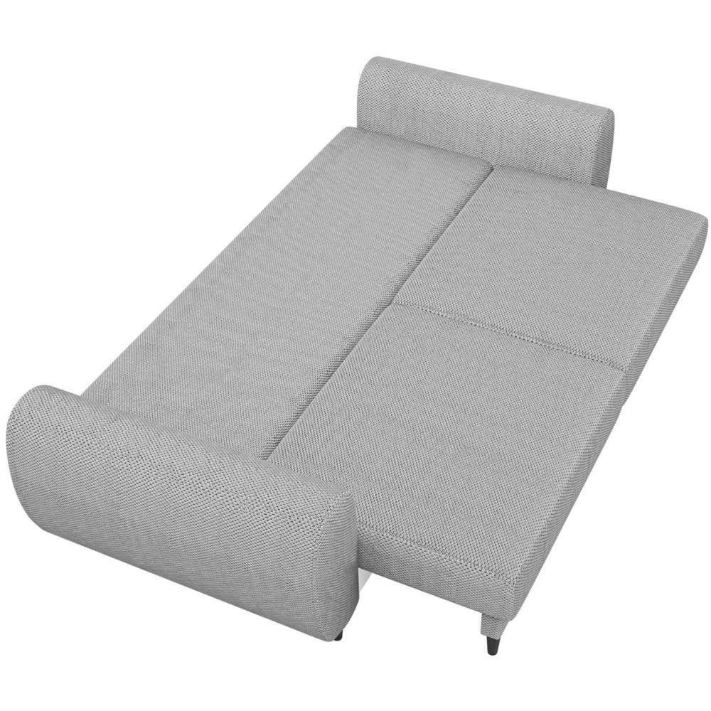 Thumbnail - Beautysofa 3-Sitzer, Hellgrau, Textil, 251x76x95 cm, Wohnzimmer, Sofas & Couches, Sofas, 3-Sitzer Sofas