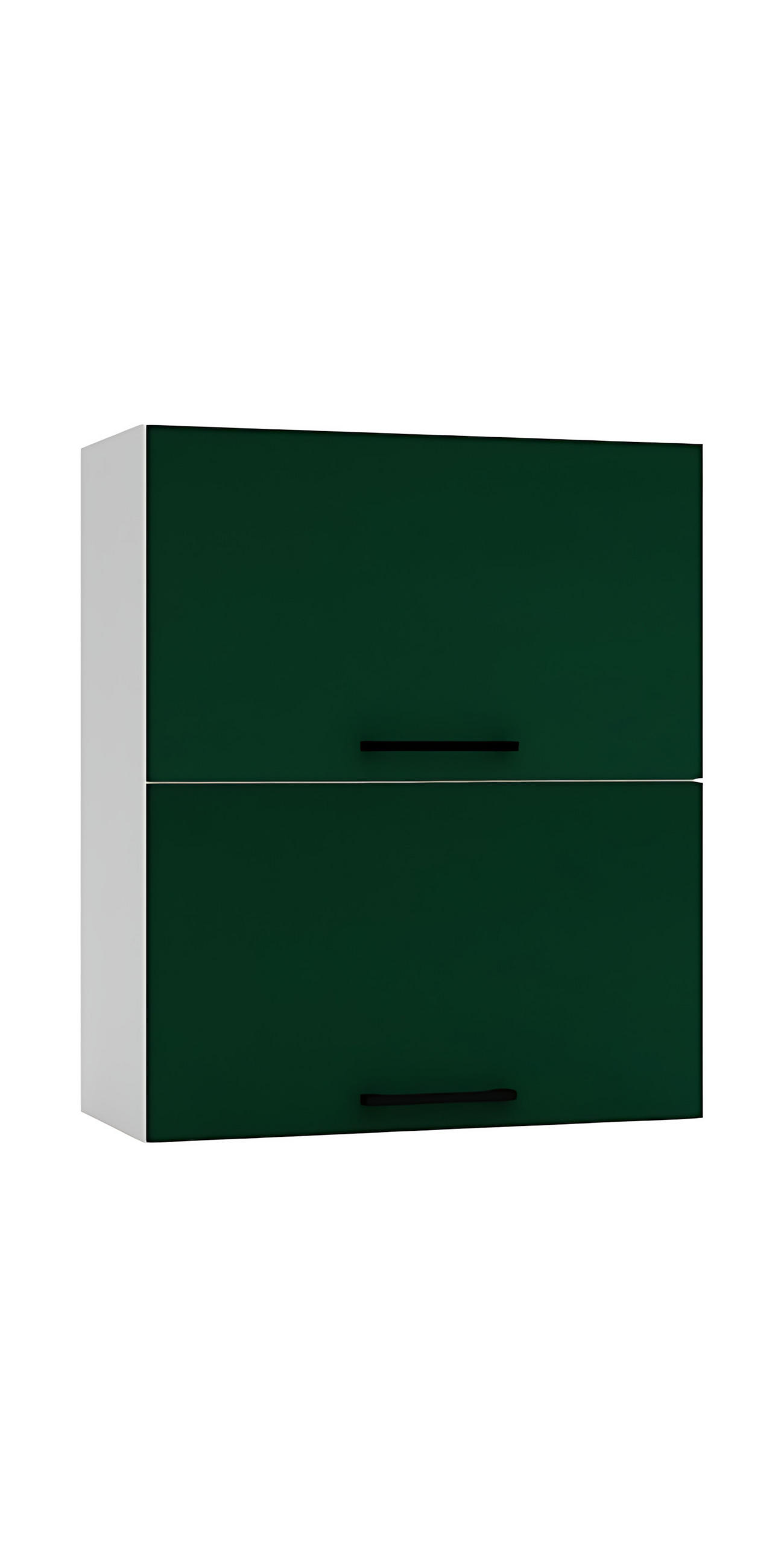 HÄNGESCHRANK W60GRF/2 - Morvex - Hochwertige Küchen Optik - Dunkelgrün, Holz/Metall (60/72/30cm) - ROYAL24_MARKT