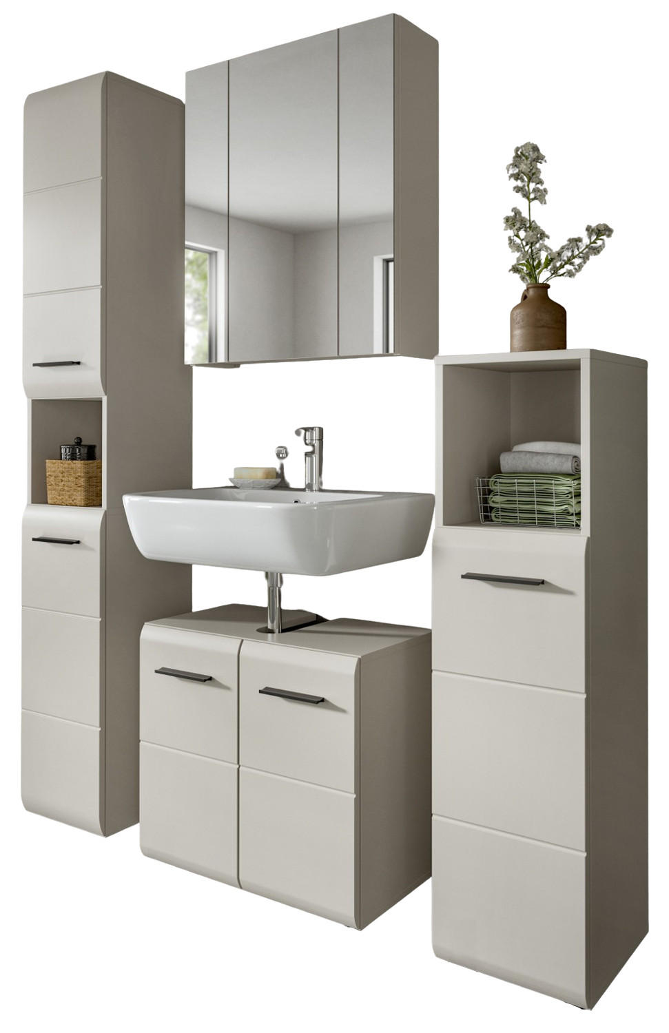Inn.Furn Badmöbel-Set Kaschmir 150x185x30 cm