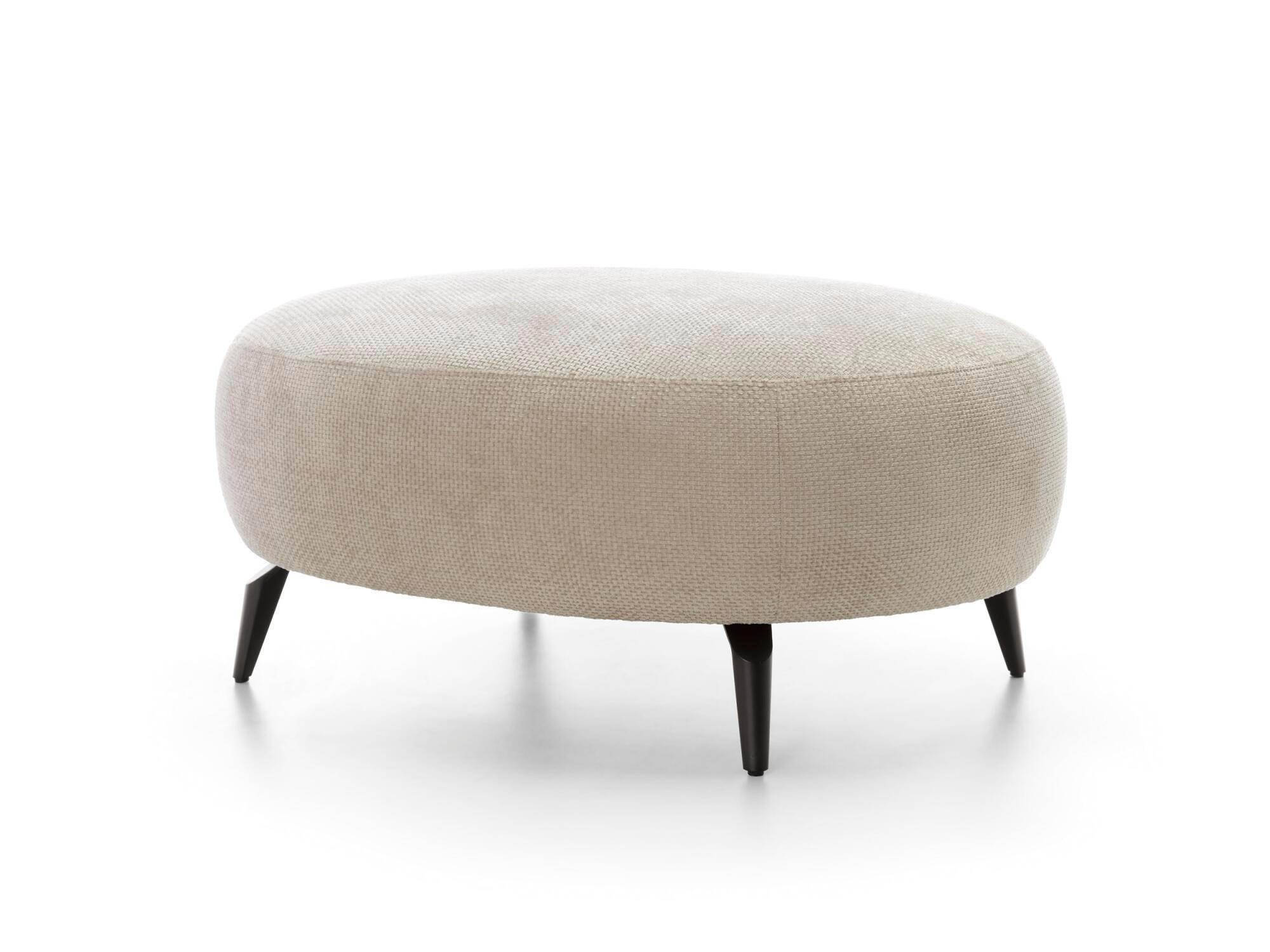 SITZPOUF AMALFI Beige 100x80x43 cm - Beige, Textil (100/43/80cm) - FURNLUX