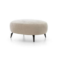 SITZPOUF AMALFI Beige 100x80x43 cm - Beige, Textil (100/43/80cm) - FURNLUX