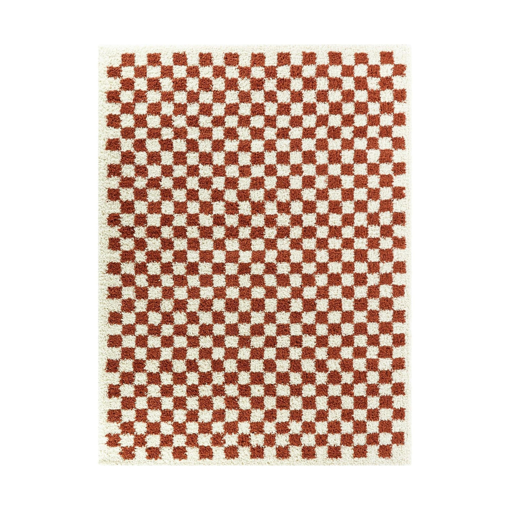 TEPPICH Hochflor, weich terracotta - Terracotta, Textil (80/150cm) - AFK Living